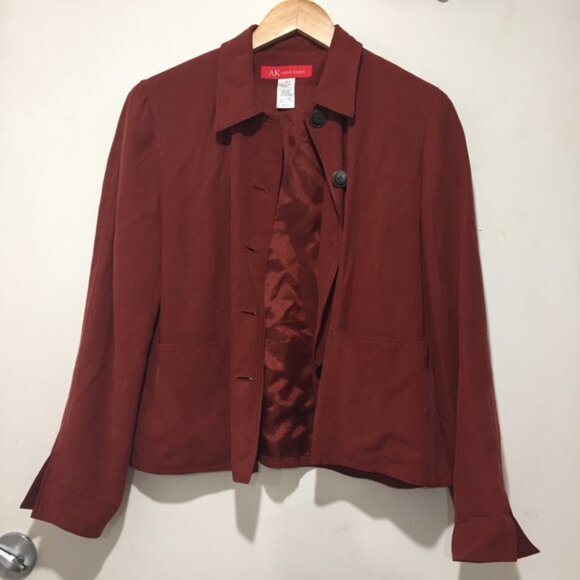 VINTAGE AK ANNE KLEIN BLAZER SIZE 8 - Picture 2 of 2